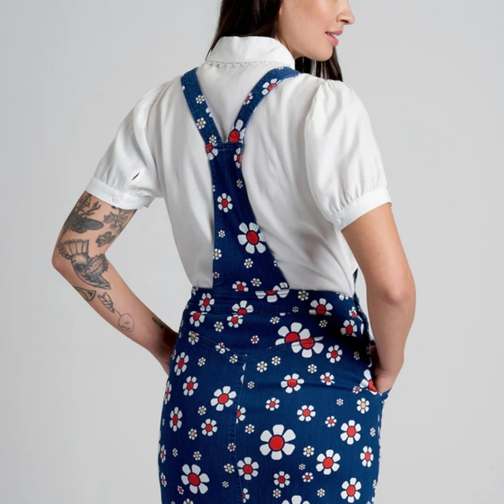 Modcloth Bloom Service Skirtall Size 1X - Picture 3 of 9